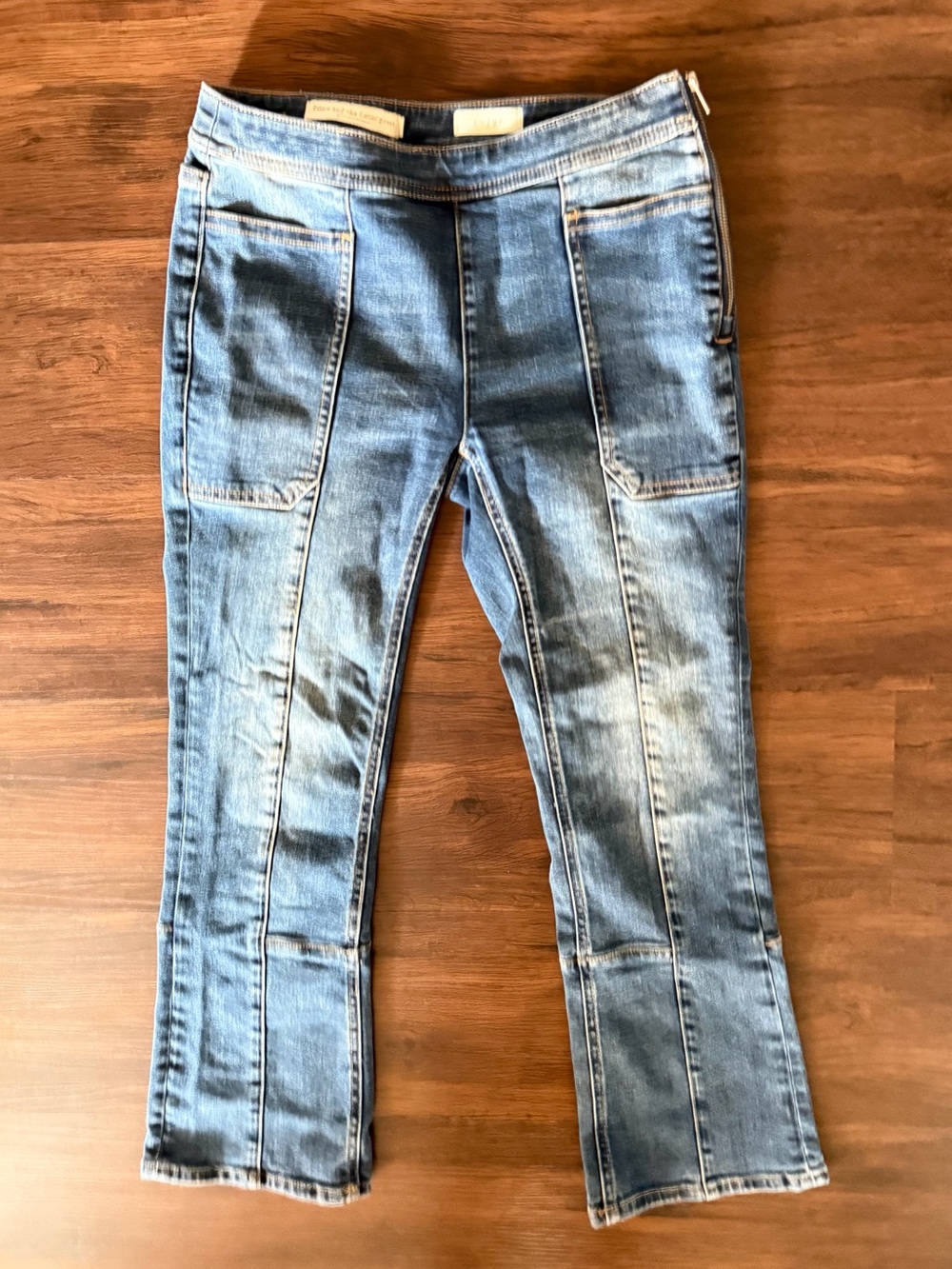 Anthropologie Pilcro and the letterpress Utility High Rise Cropped Boot Cut Jean